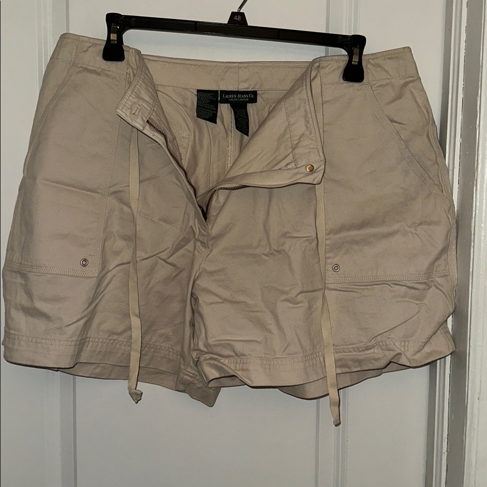 Ralph Lauren White High-Rise Pants